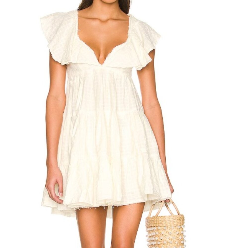 *NEW Free People Undone Dress Off White Size XS